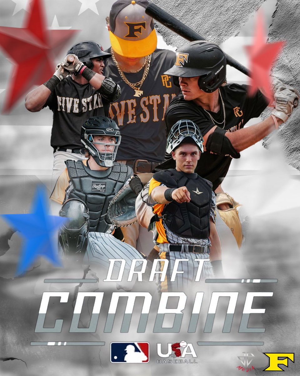 🇺🇸2023 MLB Draft Combine🇺🇸
⭐️ Congratulations to these 5 Five Star Alumni on being invited to the MLB Draft Combine!
⚾️ Drew Burress 
⚾️ Alfonsin Rosario 
⚾️ Riley Jackson
⚾️ AJ Ewing 
⚾️ Trenton Lyons
#5StarNational #maFia #draftcombine #MLB #2023draft