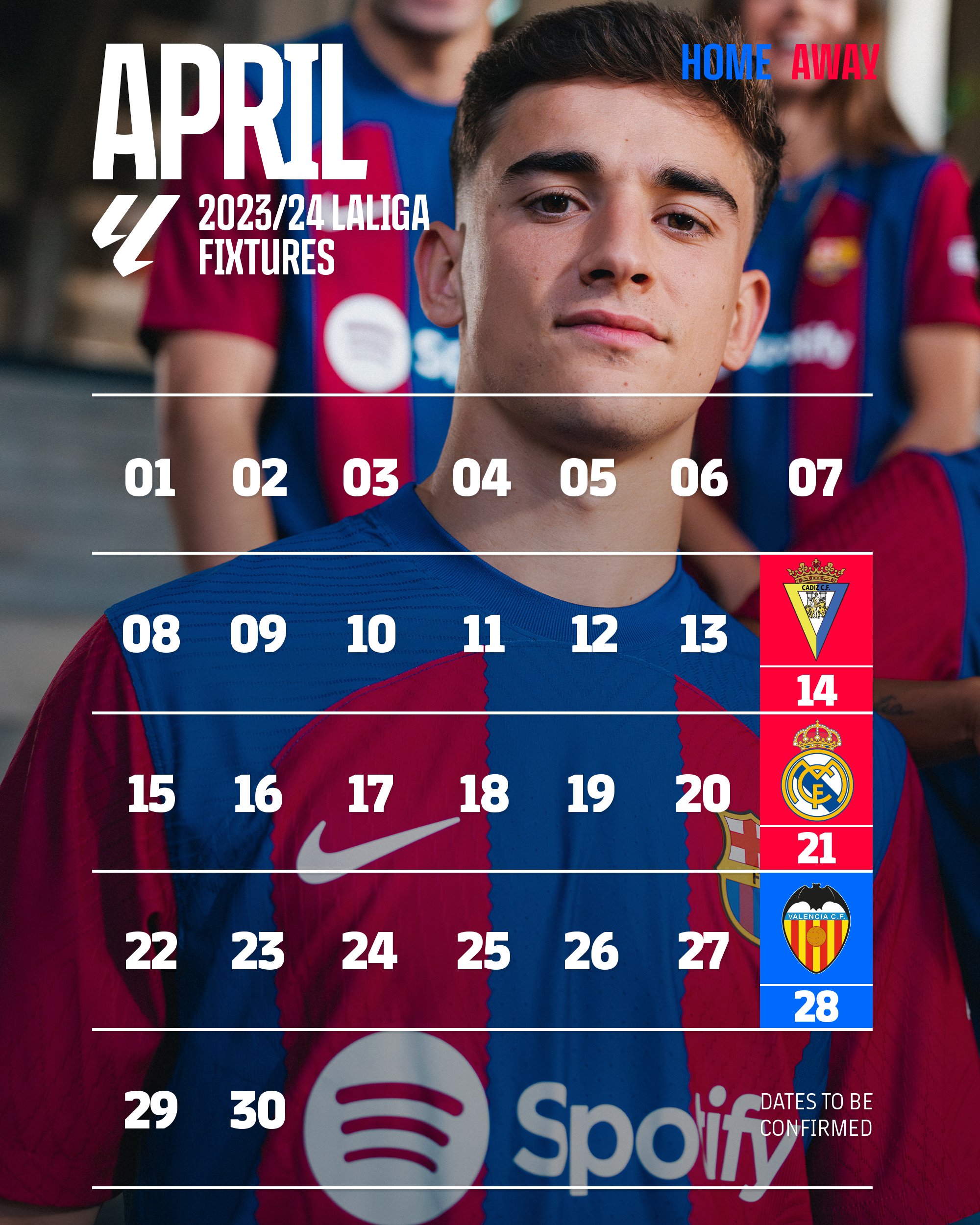 FC Barcelona on Twitter "𝟐𝟎𝟐𝟑𝟐𝟒 𝐋𝐚 𝐋𝐢𝐠𝐚 𝐟𝐢𝐱𝐭𝐮𝐫𝐞𝐬 📆 August ⬇️ https