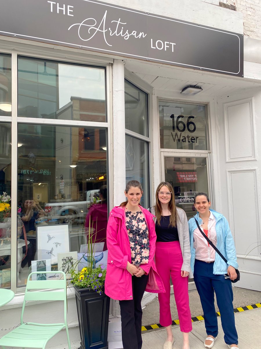 The team visited The Artisan Loft to check out the new space! We’re glad to support their business with the help of 2 <a href="/MemorialU/">Memorial University</a> undergrad students through our Work Experience program.
They’re having a grand opening event today at 4pm! Go check them out at 166 Water St.