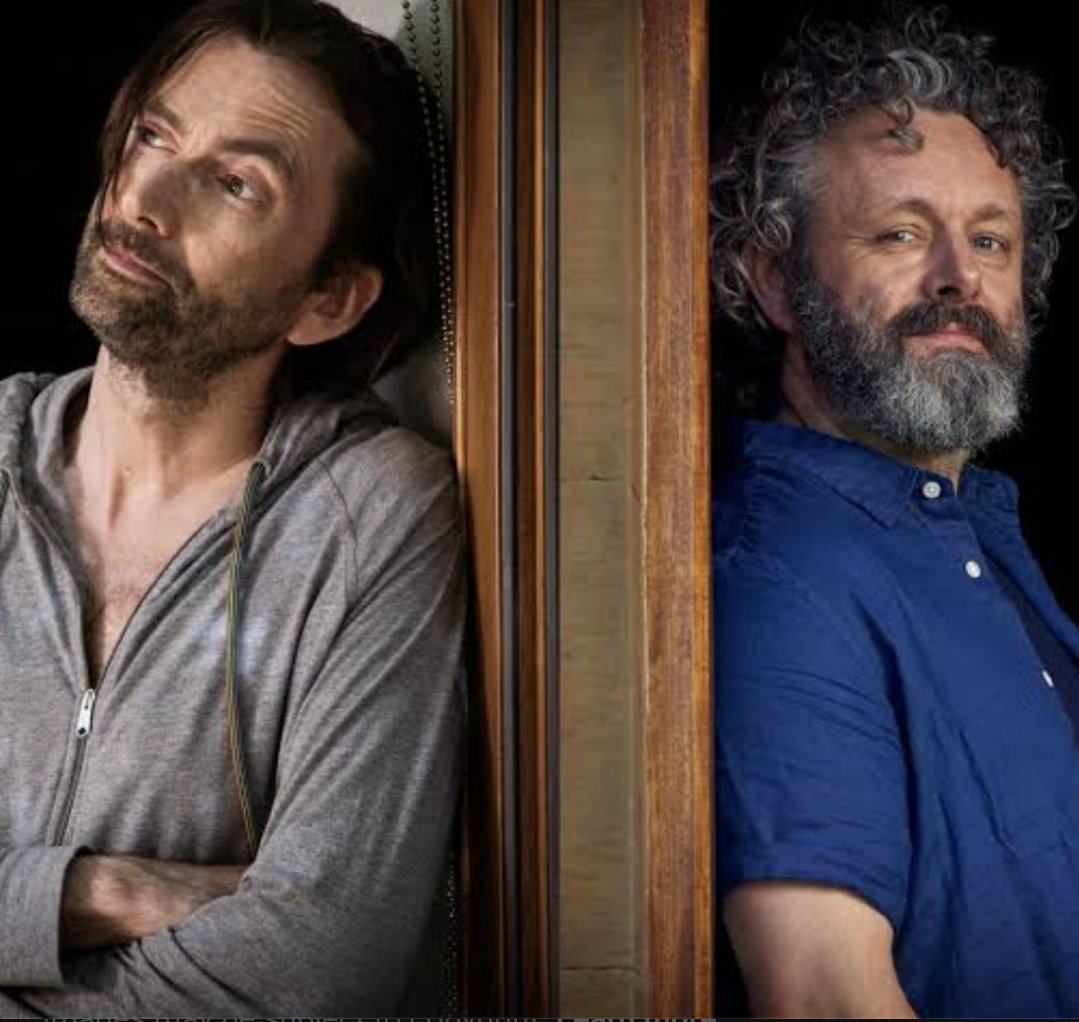 I really can't wait, it is on my mind 24/7
To cope  with the waiting, I'm watching them on 'Staged' again 😂
#GoodOmens2 #DavidTennant #MichaelSheen