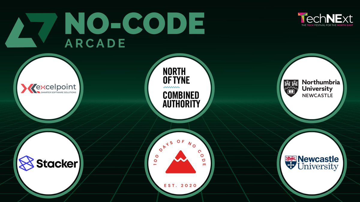 nocodenortheast's tweet image. Today is moving a long at a brilliant pace, and with spirits being high we would like to remind everyone of our brilliant sponsors, and give them a huge thank you for helping us make these past two days possible!

#NoCodeArcade #TechNExt23