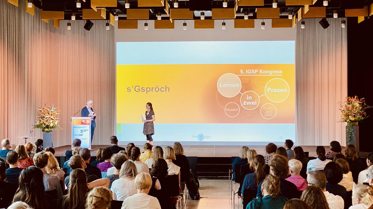 PHFHNW's tweet photo. Das «Lernen in zwei Praxen» und deren Zusammenspiel in den Schul- und Berufspraktischen Studien stehen am 5. IGSP-Kongress in Muttenz im Zentrum. #phzh #igsp #berufspraxis #lehrpersonenbildung https://t.co/C9GM9dlpqy https://t.co/pZjsFHokLd