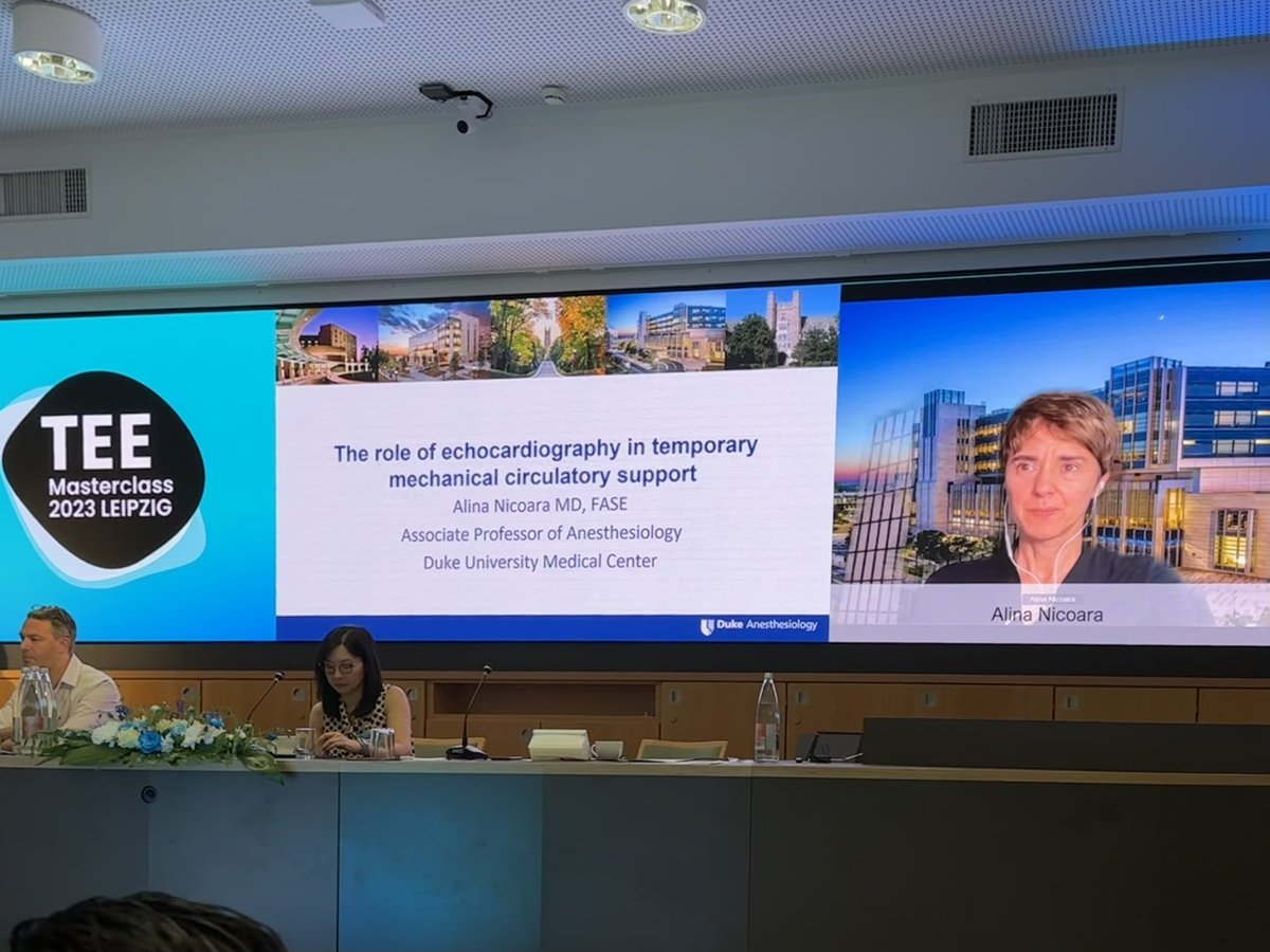 TEE masterclass 2023 Leipzig, phenomenal livestream of cases with real-time interaction of faculty. Interspersed with expert  faculty lectures. #echofirst <a href="/nicoa002/">Alina Nicoara</a> <a href="/ShernanStanton/">Stanton Shernan</a> <a href="/gb_mackensen/">G. Burkhard Mackensen</a>