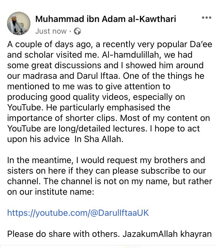 Our YouTube channel:

youtube.com/@DarulIftaaUK