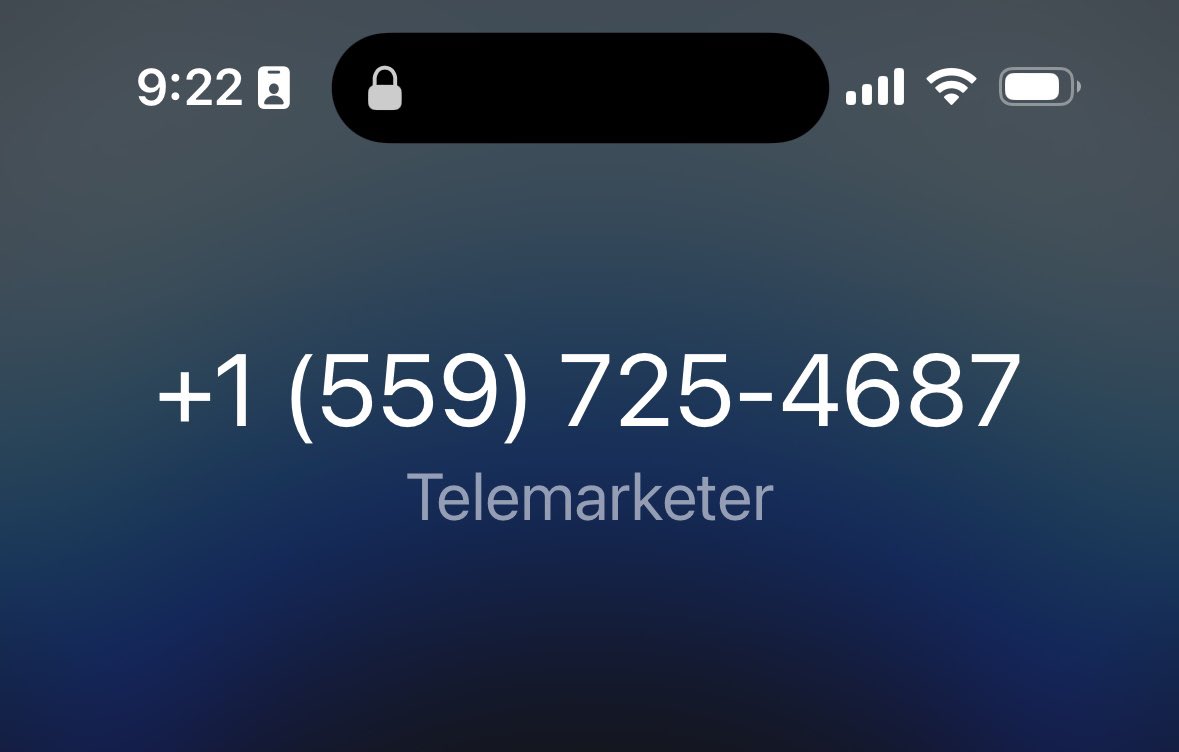 When does the iOS update come that just blocks any call who actually caller IDs as “Telemarketer”?