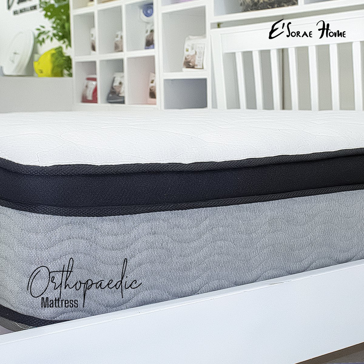 Experience the Ultimate Comfort 

Introducing our luxurious Orthopaedic Mattress, designed to provide unmatched support and rejuvenating sleep. 

Say goodbye to restless nights and wake up feeling refreshed and revitalized. 

#Esoraehome #OrthopaedicMattress #SleepWellLiveWell