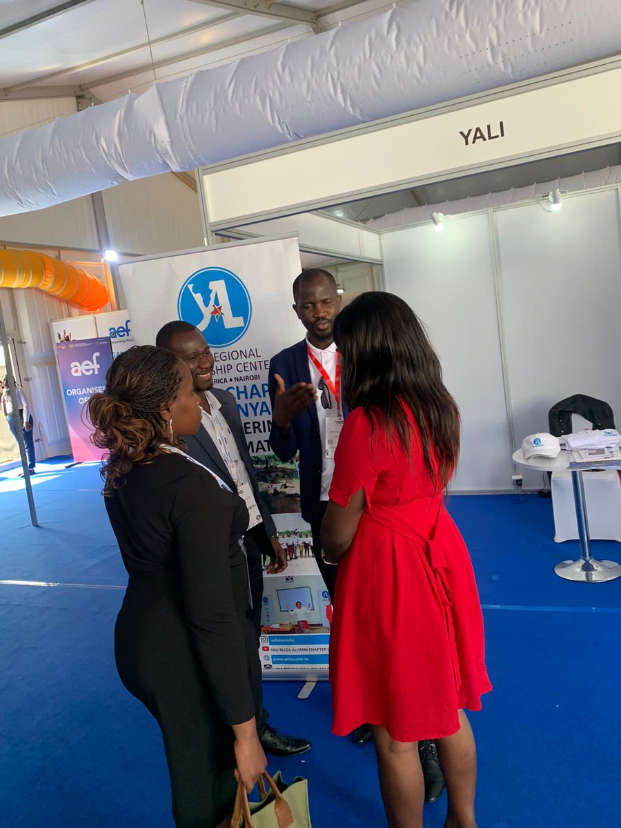 YALIAlumniKe's tweet photo. 3rd day of the Africa Energy Forum #AEF20 &amp; Youth Energy Summit #yes23
Members of @YALIAlumniKe running clean energy initiatives, networking and showcasing the incredible impact of their projects towards access and inclusion of the youth for a more energized Sub-Saharan Africa. https://t.co/Bk4GZybtP4