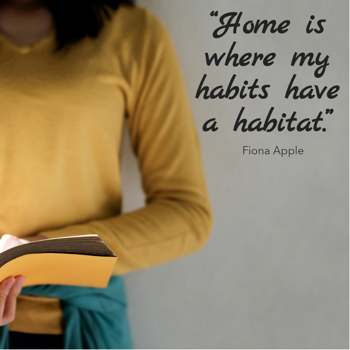 'Home is where my habits have a habitat.' 
― Fiona Apple 📖

#habits    #realestate    #realtor    #buy    #sell    #homeowner    #fun    #inspiring    #quoteoftheday    #fionaapple
#premierrealestatenetwork #pren #realestate #realtor #barrettrealestate #bre