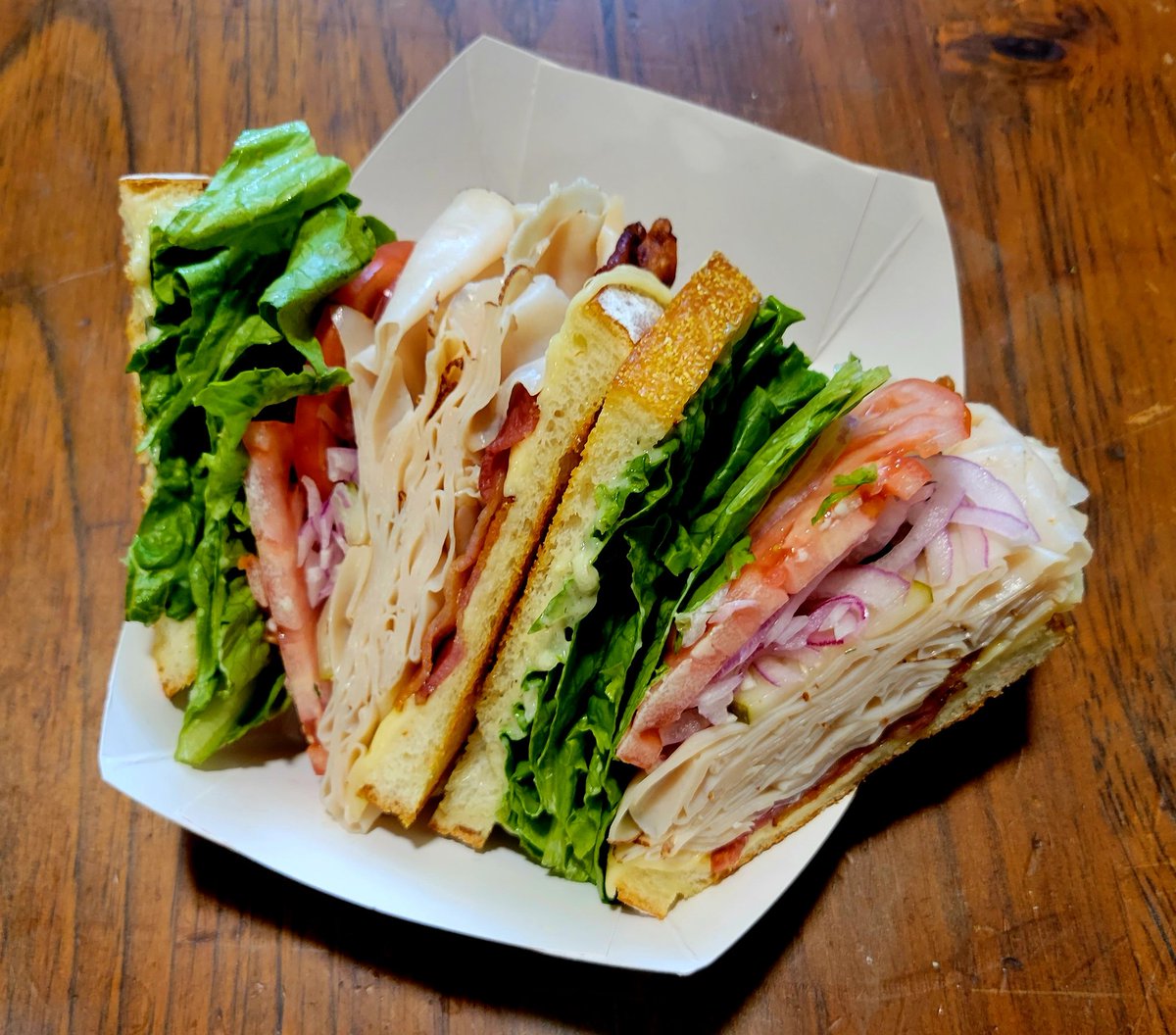 This week's specials: Hot Sausage Hoagie &amp; Turkey-Bacon w/ Ranch-Mayo #seminoleheights #tampa #foodtruck #followtheflyingpig