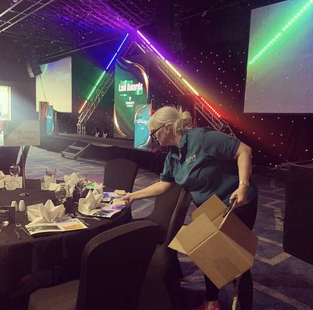 Not long to go now!

Preparations are in full swing for tonight's #NLA2023

#northernlawawards #northeastevents
#northeast #eventsmanagement #eventprofs #eventplanning #eventplanning