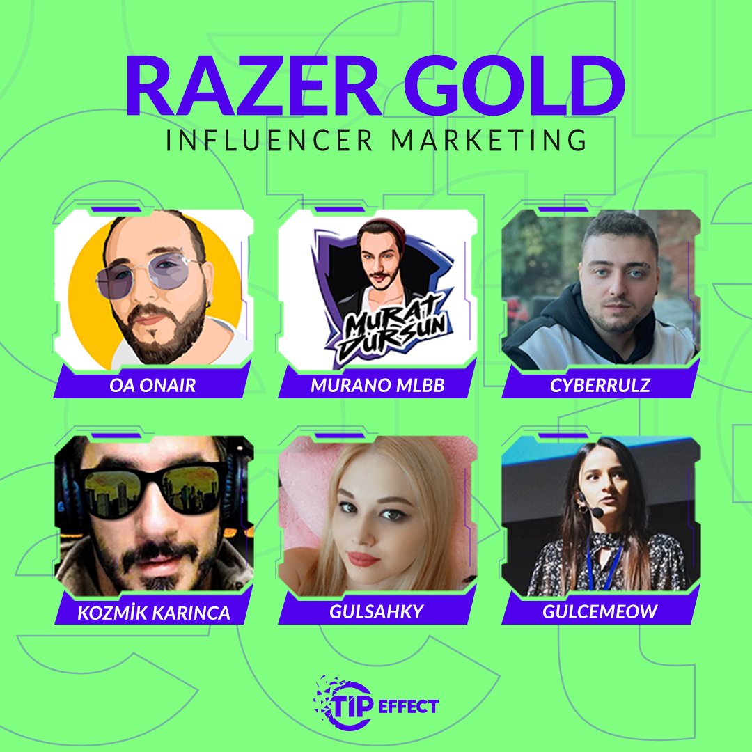 2021 yılında Razer Gold için Türkiye'de yürüttüğümüz influencer marketing projesi harika sonuçlar verdi! Hem Youtube hem de Twitch platformlarında içerik üreticileriyle işbirliği yaptık.🎮