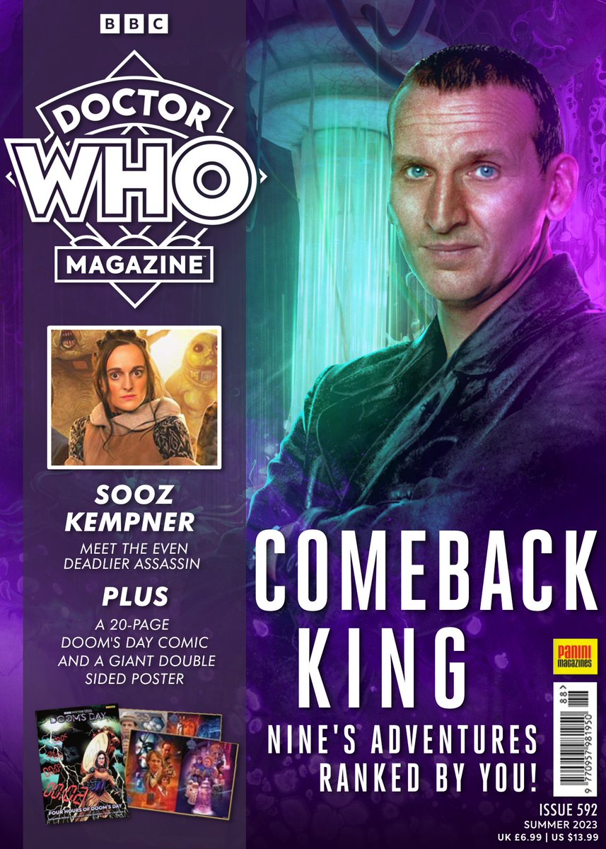 Quick redesign of today's @DWMtweets cover! #DoctorWho #ChristopherEccleston #DoctorWhoMagazine #NinthDoctor