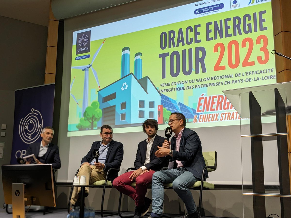 <a href="/ORACE_energie/">ORACE</a> 📸 Intervention de <a href="/hb_calmels/">HB</a> sur les enjeux de #décarbonation en <a href="/paysdelaloire/">Pays de la Loire</a> à l'horizon 2050