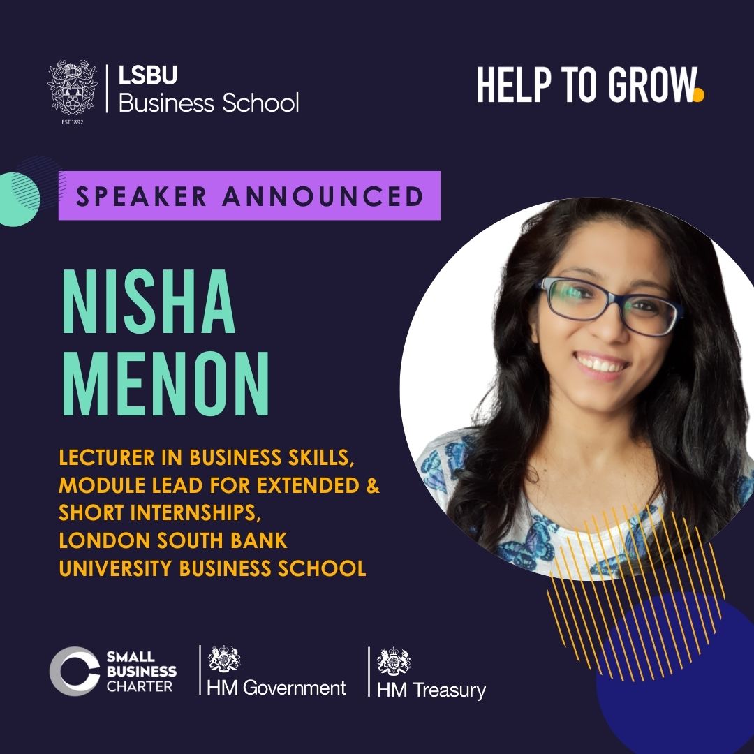 Croydon Awards (@croydonawards) on Twitter photo Nisha Menon, Lecturer of Business Skills at <a href="/LSBU_BUS/">LSBU Business School</a> joins the line-up for LSBU’s business support event.
Secure your free place and hear from Nisha on 5 July👉 ow.ly/zTCj50OSKG8
#businessgrowth #networking #croydon #localbusinesses #helptogrow #marketing Nisha Menon, Lecturer of Business Skills at <a href="/LSBU_BUS/">LSBU Business School</a> joins the line-up for LSBU’s business support event.
Secure your free place and hear from Nisha on 5 July👉 ow.ly/zTCj50OSKG8
#businessgrowth #networking #croydon #localbusinesses #helptogrow #marketing