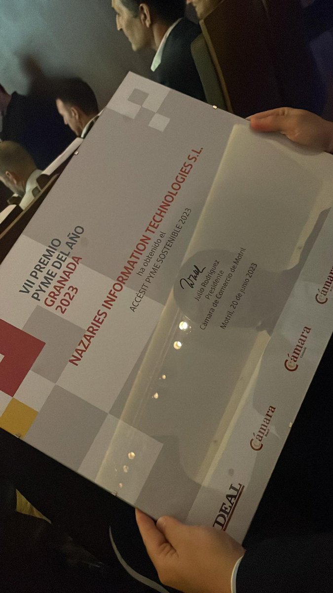 ▶️ We are thrilled to have been recognized as one of the top 3 Small and Medium Enterprises (SMEs) in the province of Granada, awarded the "SME of the Year 2023" and receiving the Accésit for Sustainable SME at the <a href="/CCGranada/">Cámara de Granada</a> of Commerce Awards, held last Tuesday <a href="/MotrilCamara/">Cámara de Comercio de Motril</a>