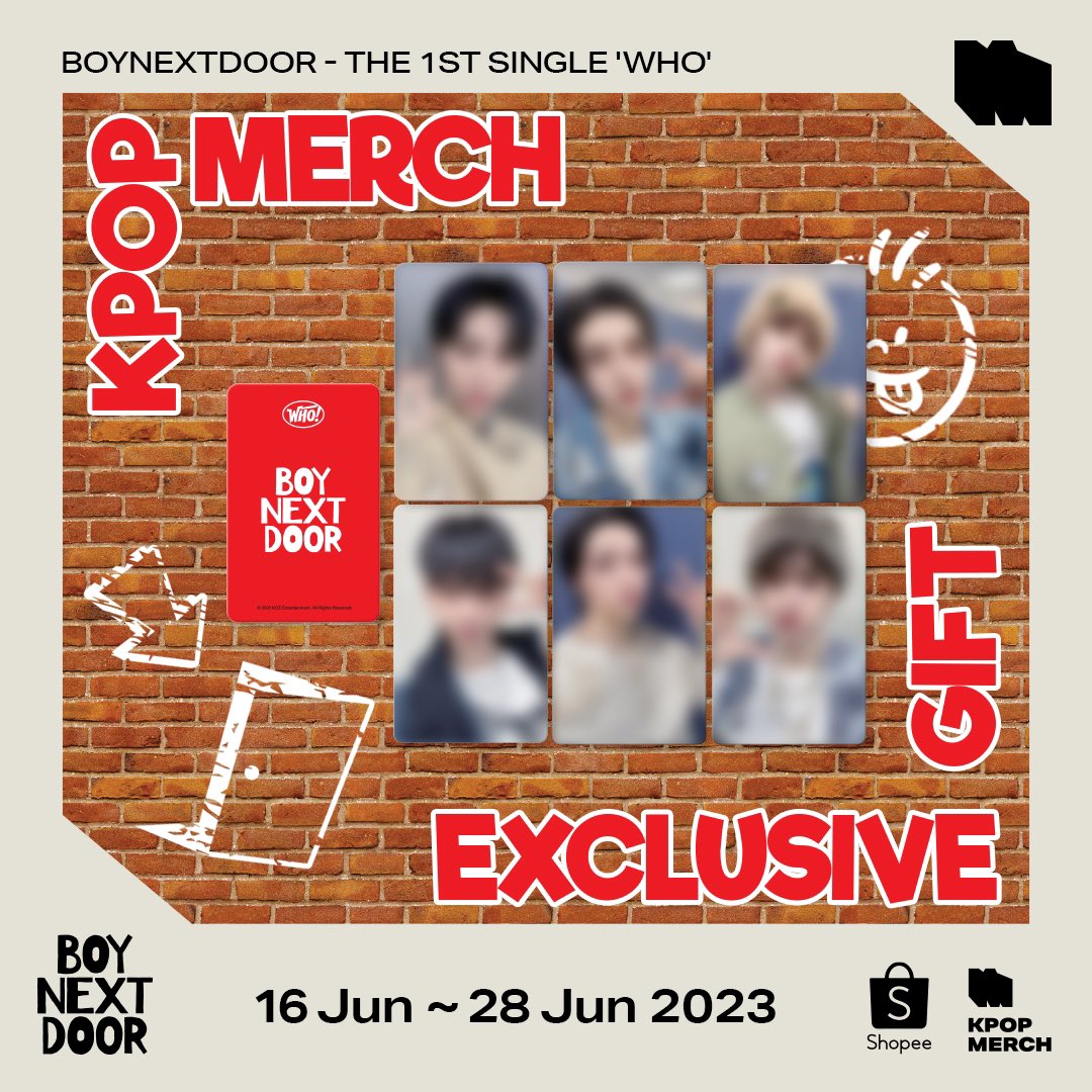 [KPOPMERCH x BOYNEXTDOOR Video Call EVENT]

🚪PREVIEW🚪
KPOPMERCH EXCLUSIVE PHOTOCARD

[📍JOIN HERE]
(SHOP LINK)
>> linktr.ee/kpopmerchshopee
(Google Form)
>> bit.ly/bnd2306-gform-…
(Full T&C)
>> bit.ly/bnd2306-tc-km

[🗓EVENT PERIOD]
16th June 2:00PM ~ 28th June 11:59PM (KST)…