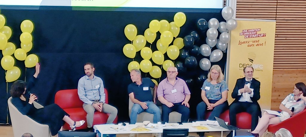 o_rouget's tweet photo. 💡Quelle chance j'ai de participer a l"AG de l'incubateur régional #decabfc et de représenter @OrangeBFC adhérent de l'incubateur.
Une AG dynamique, musicale, ponctuée de pitchs de #startups du territoire de @bfc_region toutes plus innovantes les unes que les autres
#deeptech https://t.co/SM0lPVOzA2