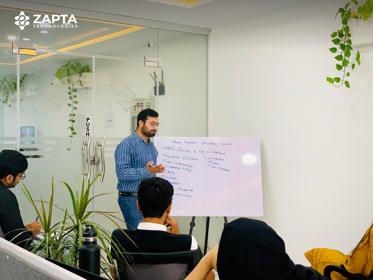 Unlocking the potential of knowledge and growth at ZAPTA Technologies . 📚💡🔝

#collaborativelearning #learning #continuousgrowth #unparalleledsuccess #knowledgeispower #cultureofinnovation #continuouslearning #empoweredteam #personaldevelopment #team #success #growth