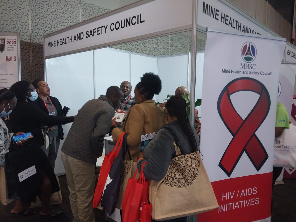 Mine Health and Safety Council participating at the 11th SA AIDS Conference at the Durban ICC. Theme: Act, Connect and End the Epidemic.