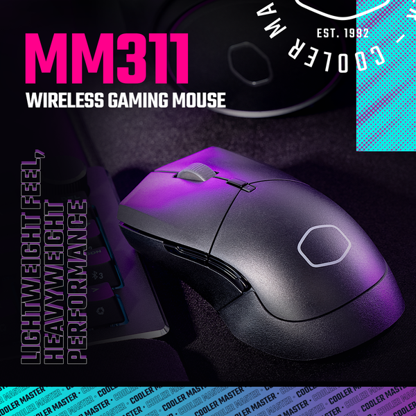 creativenewtech's tweet image. Seamless Precision Unleashed: Experience the MM311 Wireless Mouse's Perfect Partner for Work and Play!
Cooler Master
#MM311WirelessMouse #PrecisionControl #WirelessFreedom #SleekDesign #EffortlessNavigation #WirelessPerfection #GameChanger #ErgonomicMouse #CuttingEdgeTechnology