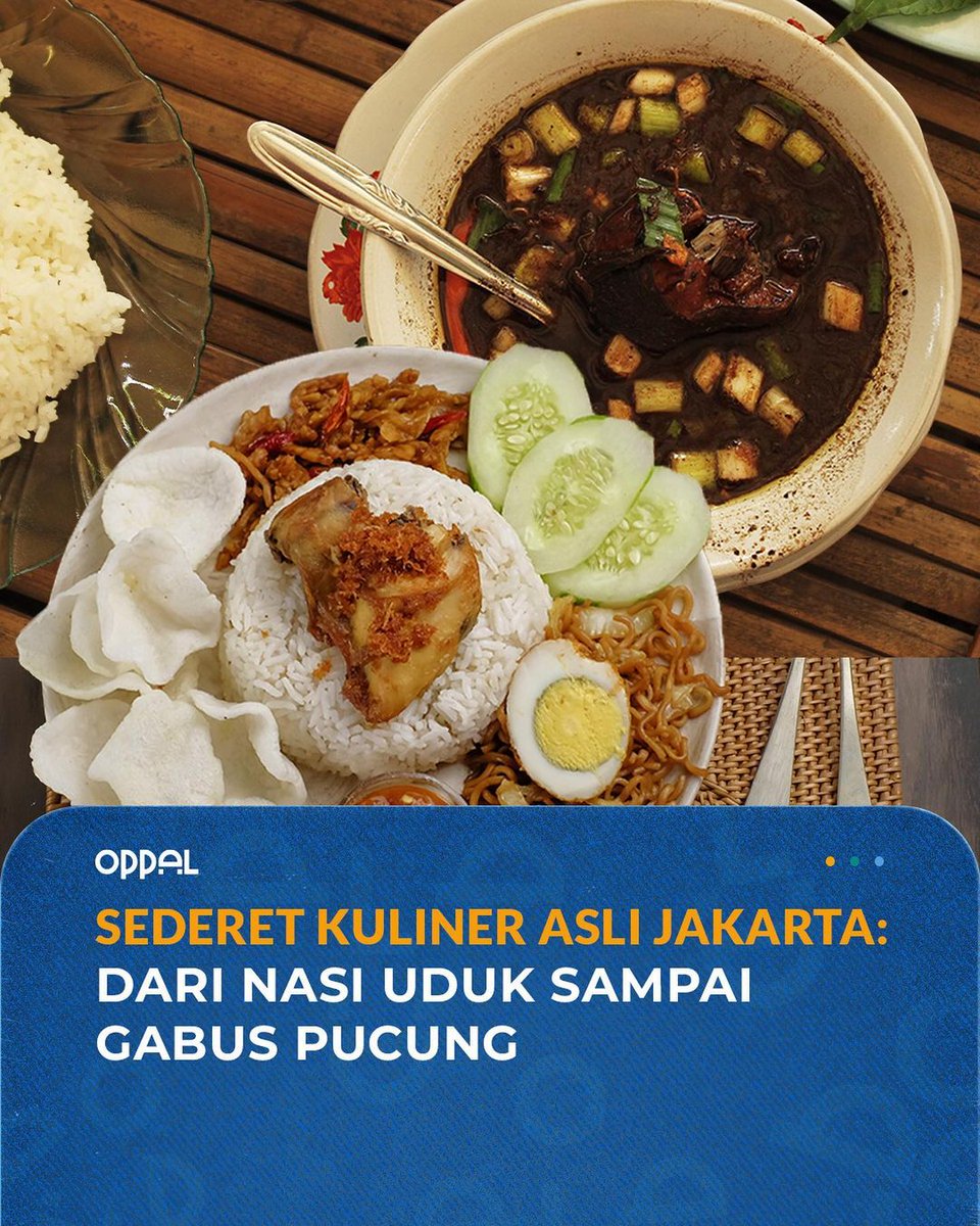 oppal_id's tweet image. Masih dalam rangka HUT DKI Jakarta yang ke-496, Minpal mau kasih informasi tentang beberapa makanan khas Betawi yang udah melegenda dan wajib buat kamu cobain, gengs

#oppal #kulinerbetawi #hutdkijakartake496 #makanankhasbetawi #sukubetawi #positivityeverywhere
