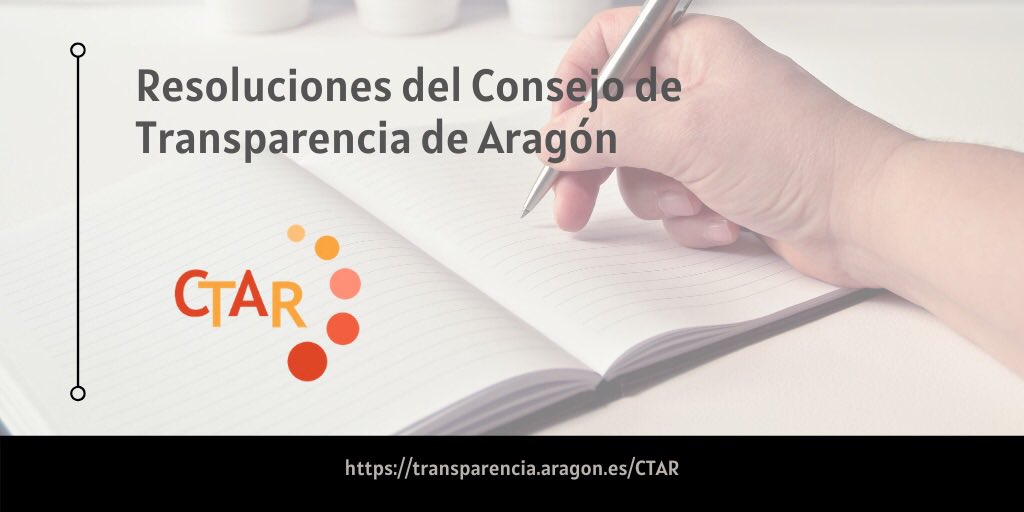 Anabelbeltrg's tweet photo. Últimas Resoluciones del Consejo de Transparencia de Aragon.
#CTAR
Actualizada también la situación de ejecución de resoluciones anteriores.
https://t.co/9PxhS6Aak9 https://t.co/SFr6ZHxJWV
