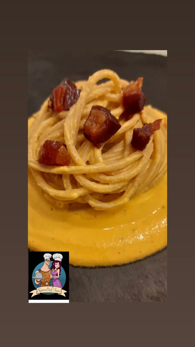 Spaghetti Crema di zucca e Guanciale Croccante 🥰🍝
❤ #isaporidellamore ❤
Ecco per Voi la prima idea di primo piatto❤ 
❤Isaporidellamore❤
👇Ingredienti👇
250g #pasta (spaghetti)
250g #zucca (pulita)
100g #guanciale
1 spicchio Aglio
rosmarino
#Olioextravergine
Sale
Parmigiano