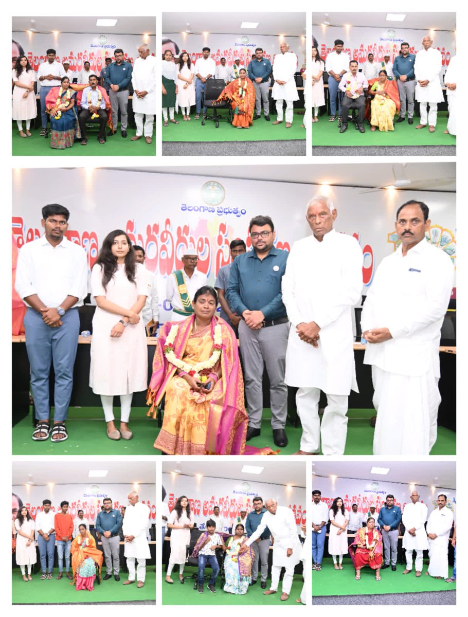 Collector_MNCL's tweet photo. "అమరుల సంస్మరణ దినోత్సవం" సందర్బంగా ఏర్పాటు చేసిన కార్యక్రమంలో పాల్గొని వారి కుటుంబాలను సన్మానించి తర్వాత వారితో కలిసి భోజనం చేసిన జిల్లా కలెక్టర్ బాదావత్ సంతోష్ గారు.
@TelanganaCMO https://t.co/gE1AmEqrBm