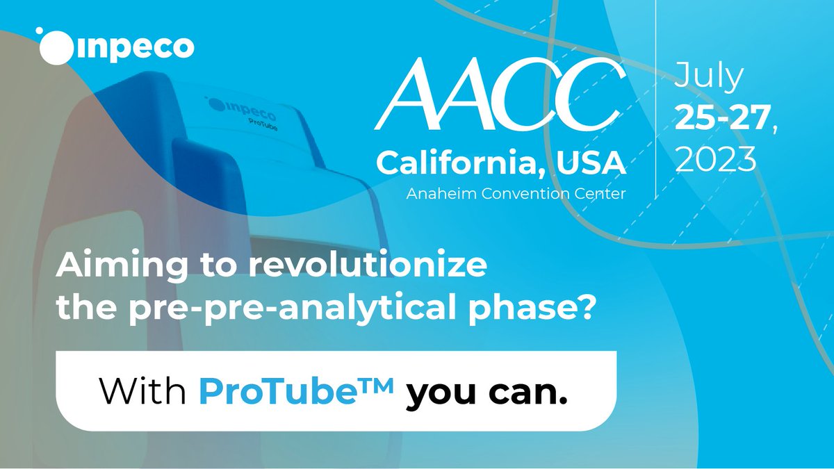 InpecoHealth's tweet photo. We have partnered with the @hospitalclinic and together we've transformed their sample collection center by introducing ProTube™. Curious about the outcomes?​
​
Meet us at the 2023 AACC in Anaheim: https://t.co/qAubYHJdGs 

#ProTube #SamplePreparation #AACC2023 https://t.co/Kwig8QTuLi