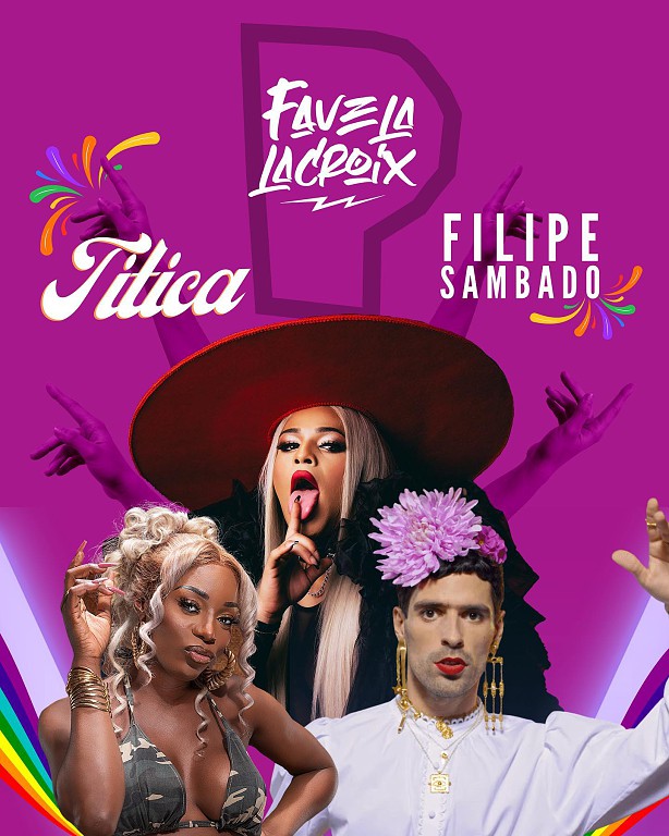 Porto Pride de 7 a 9 de Julho no Parque da Pasteleira traz Titica, Favela Lacroix e Filipe Sambado: A edição da festa Porto Pride 2023 está marcada de 7 a 9 de Julho no Parque da Pasteleira no Porto.  

Os cabeças de cartaz são Titica, Favela Lacroix e… dlvr.it/Sr3gj3
