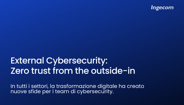 IngecomItalia's tweet image. Da diversi anni la #TrasformazioneDigitale ha creato nuove sfide per i team di #sicurezzaIT. Come affrontare e vincere queste sfide imposte dal nuovo panorama IT? Con @ZeroFox. Ecco la nostra proposta 👉 lnkd.in/dw3J_RAG
#Ingecom #ingecomItalia #cybersecurity #ZeroTrust