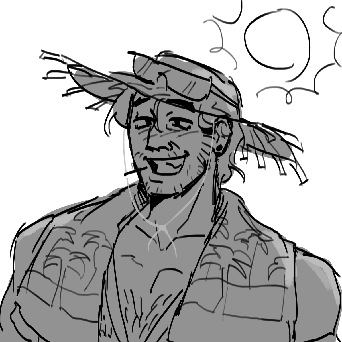 kylebluntensmok's tweet photo. summer cassidy doodle ! because its summer.. #overwatch #ow https://t.co/DjxEC7CnyN