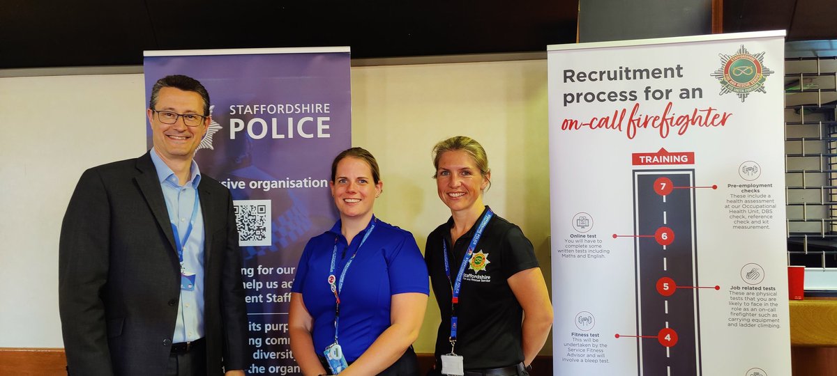 At the @Jobs22ltd Job Fair in Cannock with @StaffsPolice  and @SFRSPosAction  exploring diversity in recruitment @StaffsPosAction . #socialimpact #morethanjustajob