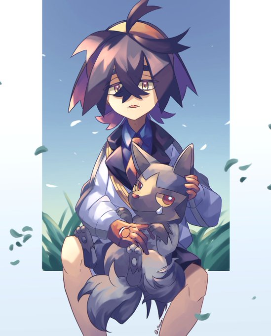 「brown eyes holding pokemon」 illustration images(Latest)