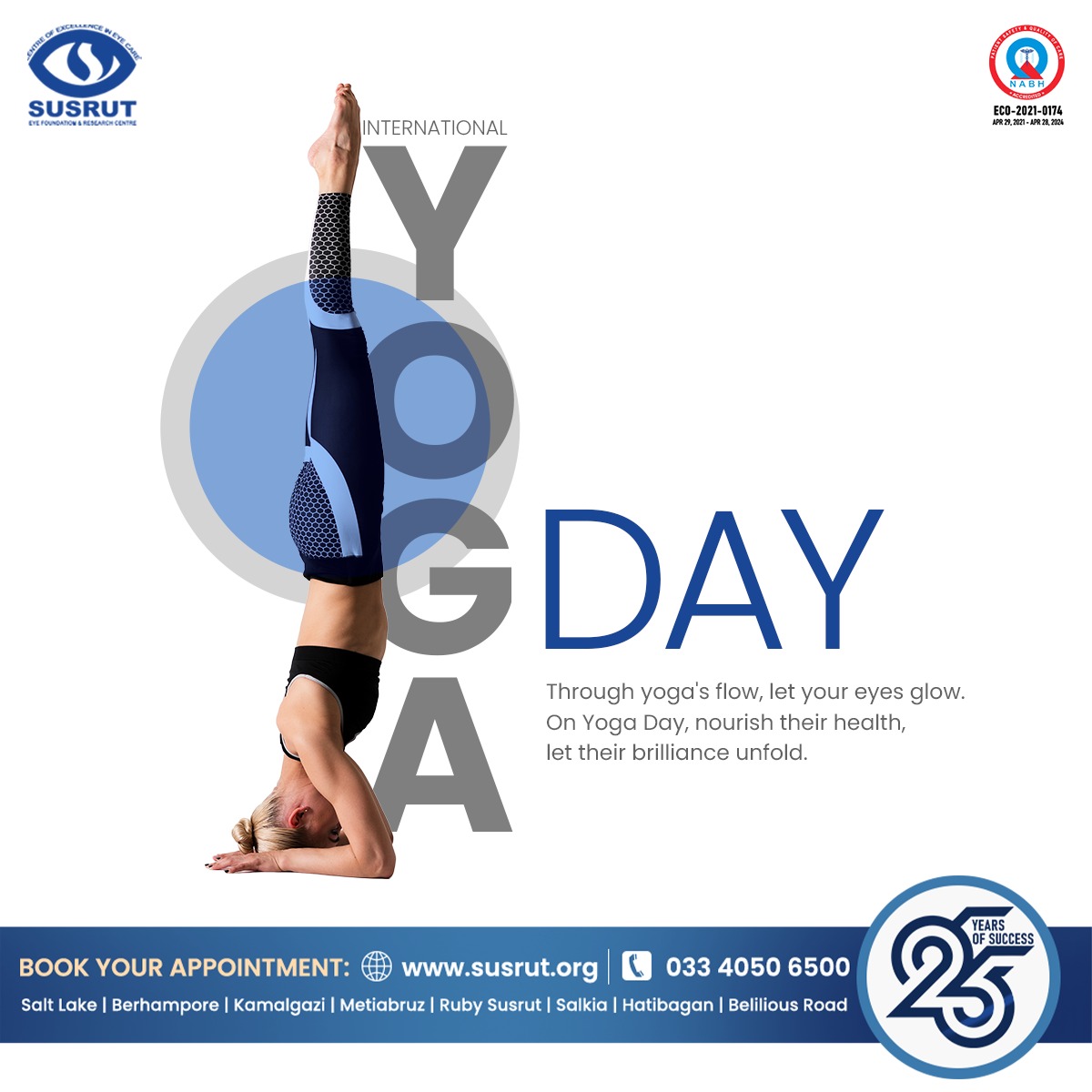 When you listen to yourself, everything comes naturally.   That is yoga. 
𝐈𝐍𝐓𝐄𝐑𝐍𝐀𝐓𝐈𝐎𝐍𝐀𝐋 𝐘𝐎𝐆𝐀 𝐃𝐀𝐘 ❤❤❤❤ susrut.org
#GreenVisionCentre #SusrutEyeFoundation #EyeCareYouDeserve #EyeExperts #RuralBengal #HealthyEyes