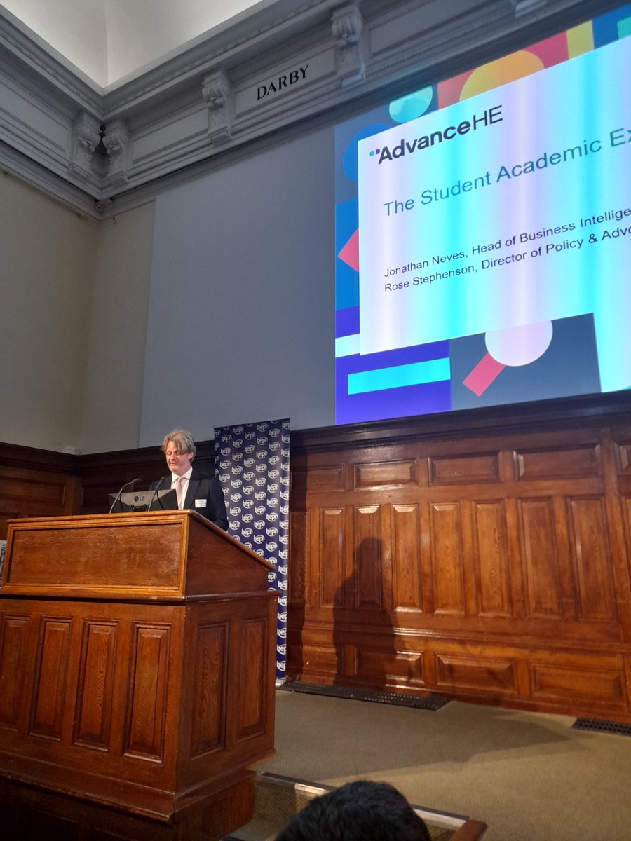 Jonathan Neves from <a href="/AdvanceHE/">Advance HE</a> setting out the results of the Student Academic Experience Survey, showing student workload is the highest on record #HEPIConf23