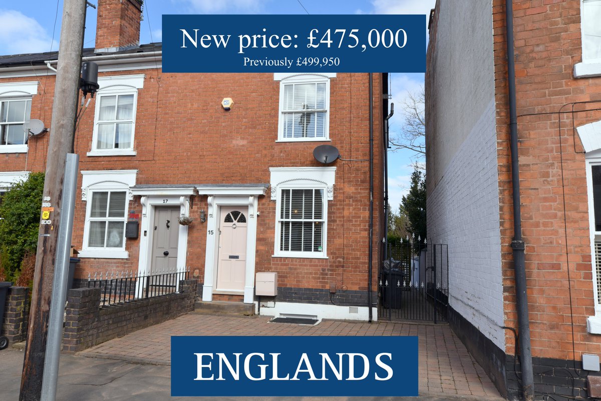 EnglandsEstates's tweet photo. https://t.co/RuY8cv7V1u
Modern, stylish and beautifully decorated, this property on Clarence Road is in the heart of Harborne.

The asking price for this house has been adjusted to £475,000. Englands are looking for the right buyer to pick up this delightful family home😀🏠 https://t.co/qzAglGzJQD