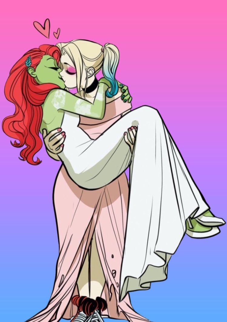 harley quinn and poison ivy (canon bisexuals)