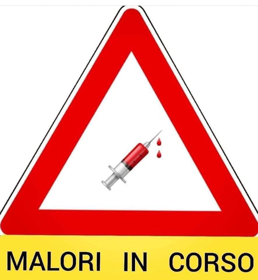 ☠ Miocardite e pericardite.
☠ Coaguli di sangue
☠ Infarti 'IMPROVVISI' in persone giovani, sane e sportive.
☠ Guillian Barre
☠ Paralisi di Bell
☠ Aborto spontaneo.
☠ Cancro.
☠ Trombosi
☠ Sterilità femminile e maschile.
☠Malattie neurodegenerative
☠ Morte improvvisa (