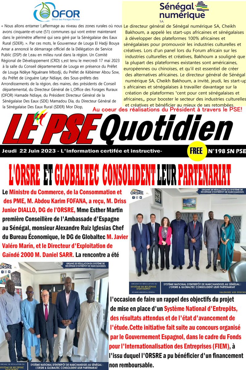 ProjetInfos's tweet photo. Numéro 198
@driss_diallo @MCTPEN @akfofana @taphadiopSEN @Macky_Sall @MaitreMBT @Papemalickd @GFMofficiel @Pressafrik @PR_Senegal @221snDAKARFALL @PlanPse @JA_Eco @ELSinki4 @SN_Numerique @amadou_ba_ @APS_Senegal @jeune_afrique @lemondefr @BBYSenegal @cheikh_t_bob https://t.co/MRRQkyr5fT