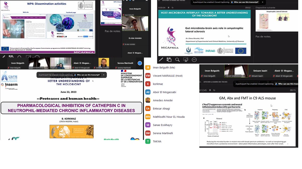 Starting the first-day hybrid session of the 'Host-Microbiota Interplay: Towards a Better Understanding of the Holobiont' conference held in France the 22nd June 2023.