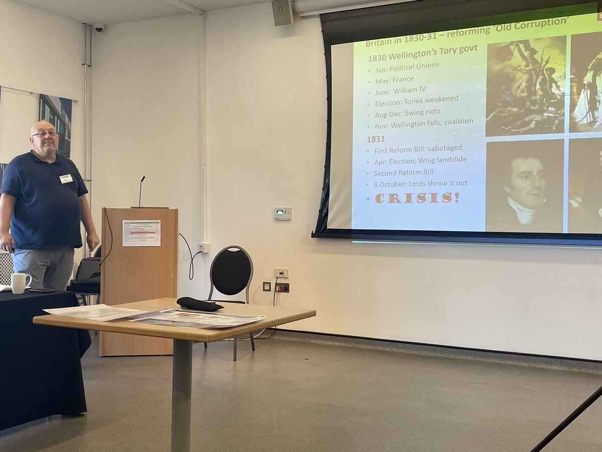 . <a href="/esrc/">Economic and Social Research Council</a> <a href="/UWEriot1831/">UWE Bristol 1831 Reform Riots Project</a> workshop kicks off, with Roger Ball and <a href="/RegionalHistory/">Błażej Kopyść👨🧦🦱</a> on the reform movement and the aims of the project