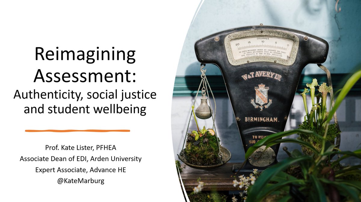KateMarburg's tweet photo. Thank you @Jac_Potter and @uochester for hosting me today! I really enjoyed virtually meeting you, and it was great to hear your thoughts on reimagining assessment towards authenticity, social justice and student wellbeing. 😊 https://t.co/dyWuOvVjKj