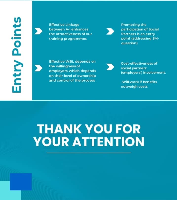 <a href="/kennedyRwehumb2/">Kennedy Rwehumbiza</a> We are objected to enhance the participation of Social Partners in skills development as well as to improve effective implementation of WBL. ~ @KennedyRwehumb2

#ATEAGM2023
#ATETanzania
