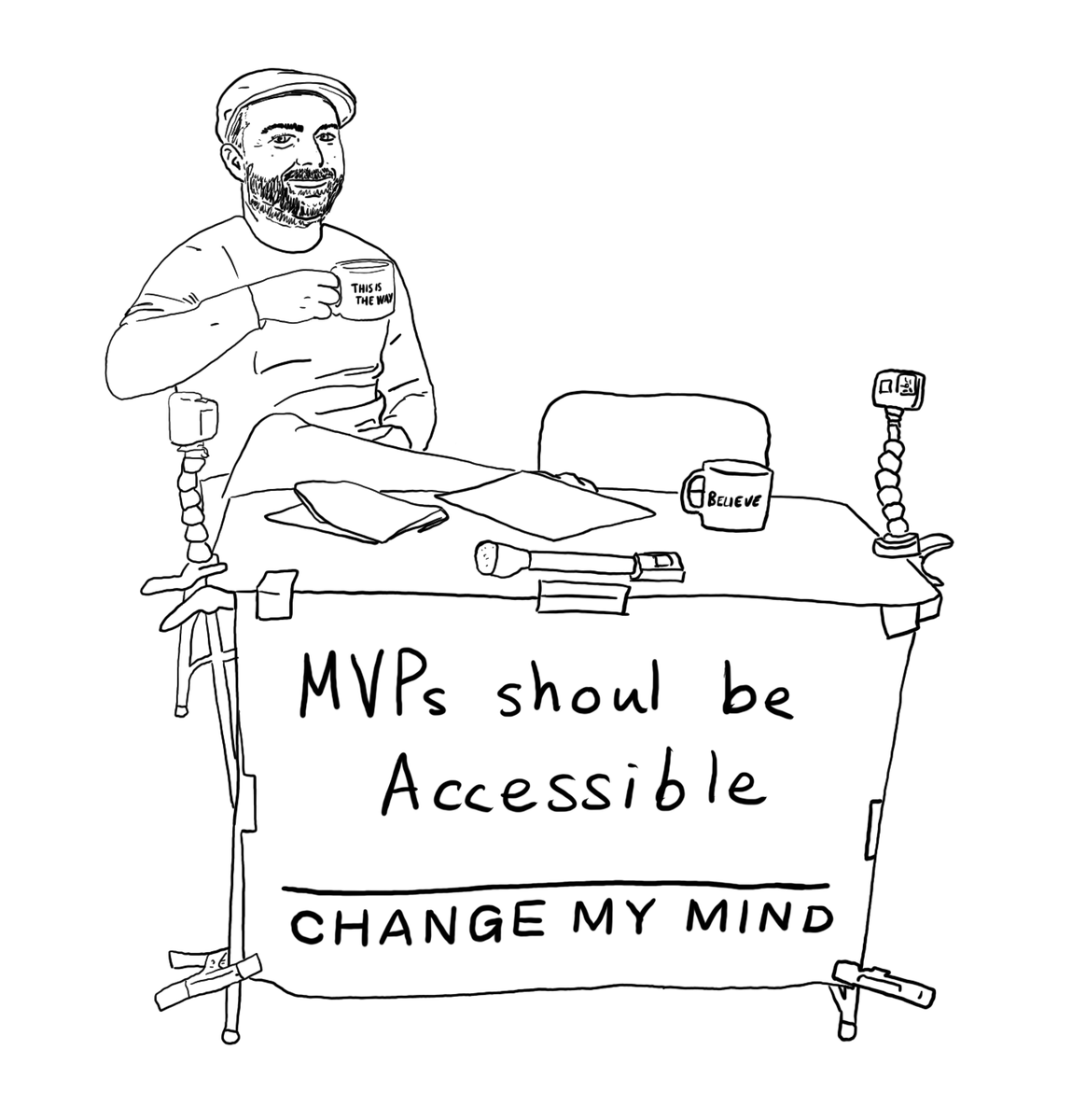 Yeah, MVPs should be accessible. Change my mind.
#accessibility #a11y