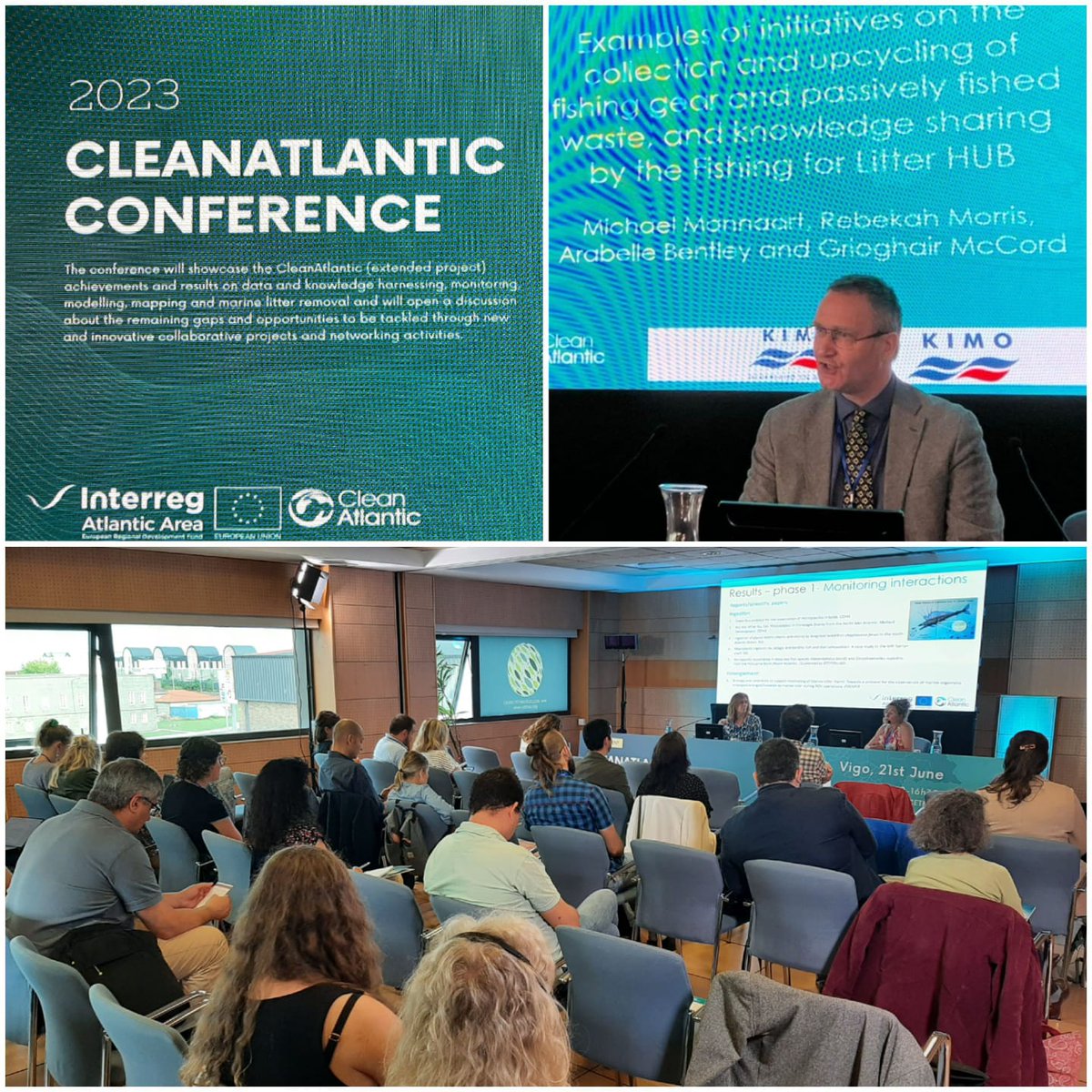 The EU #Interreg @Clean_Atlantic  Project organised its final conference on 21 June in Vigo, Spain. The project's aim is to tackle #marinelitter in the Atlantic Area.
 
We are delighted to be part of this consortium of partners, and we wish you all success in your next projects!