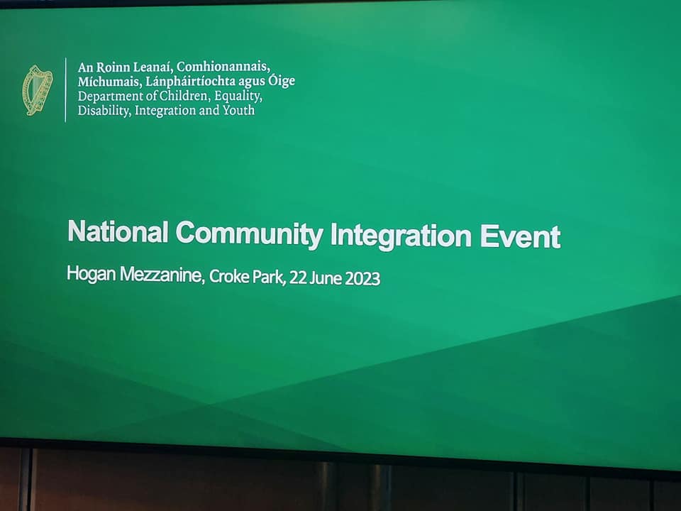 We're delighted to attend the Community Integration Event today, celebratrating the positive impact local community projects are making. A big thanks and well done to Aremoja Women's Group & Diversity Sligo who are superbly representing Sligo here today #integrationconf2023