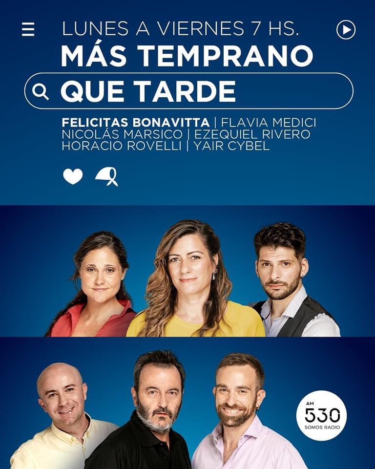 🎙Escuchanos en <a href="/somosradioam530/">Somos Radio AM 530</a> con <a href="/felicitasbv/">Felicitas Bonavitta</a>, <a href="/nicomarsico/">Nicolás Marsico</a>, <a href="/medicifla/">Flavia Medici</a> y la economía con Horacio Rovelli 🎙

am530somosradio.com/en-vivo/