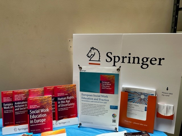 Students at #ECSWE2023 - Are you interested in a FREE @SpringerNature book to take home with you? Then go directly to the Springer #SocialWork exhibit in the library (one flight up) before 12 noon to learn more about this limited offer @EASSW