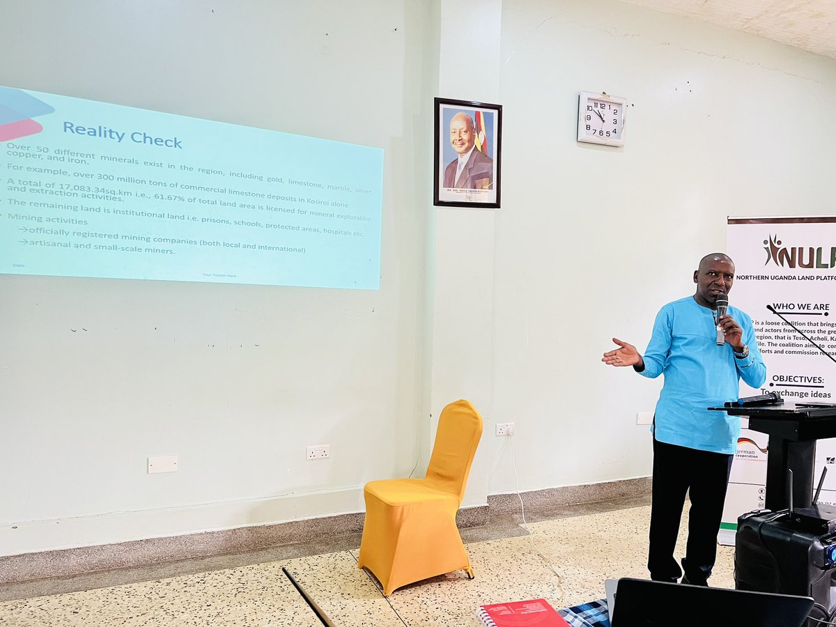 NULP_UG's tweet photo. “in ensuring sustainable land use, we need to have land properly documented so that when investors come we are able to negotiate” Andrew Byaruhanga ED @RRightsAfrica https://t.co/4iUwtWmhO8